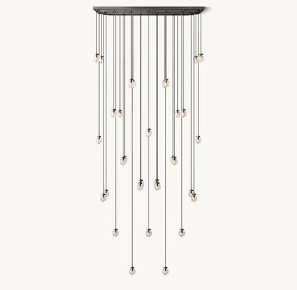 PEARL RECTANGULAR CHANDELIER 72"