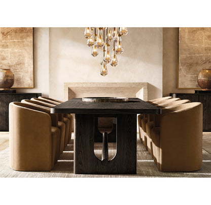 RAIN ROUND CHANDELIER 47"