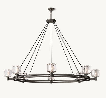 DEMARET ROUND CHANDELIER 60"