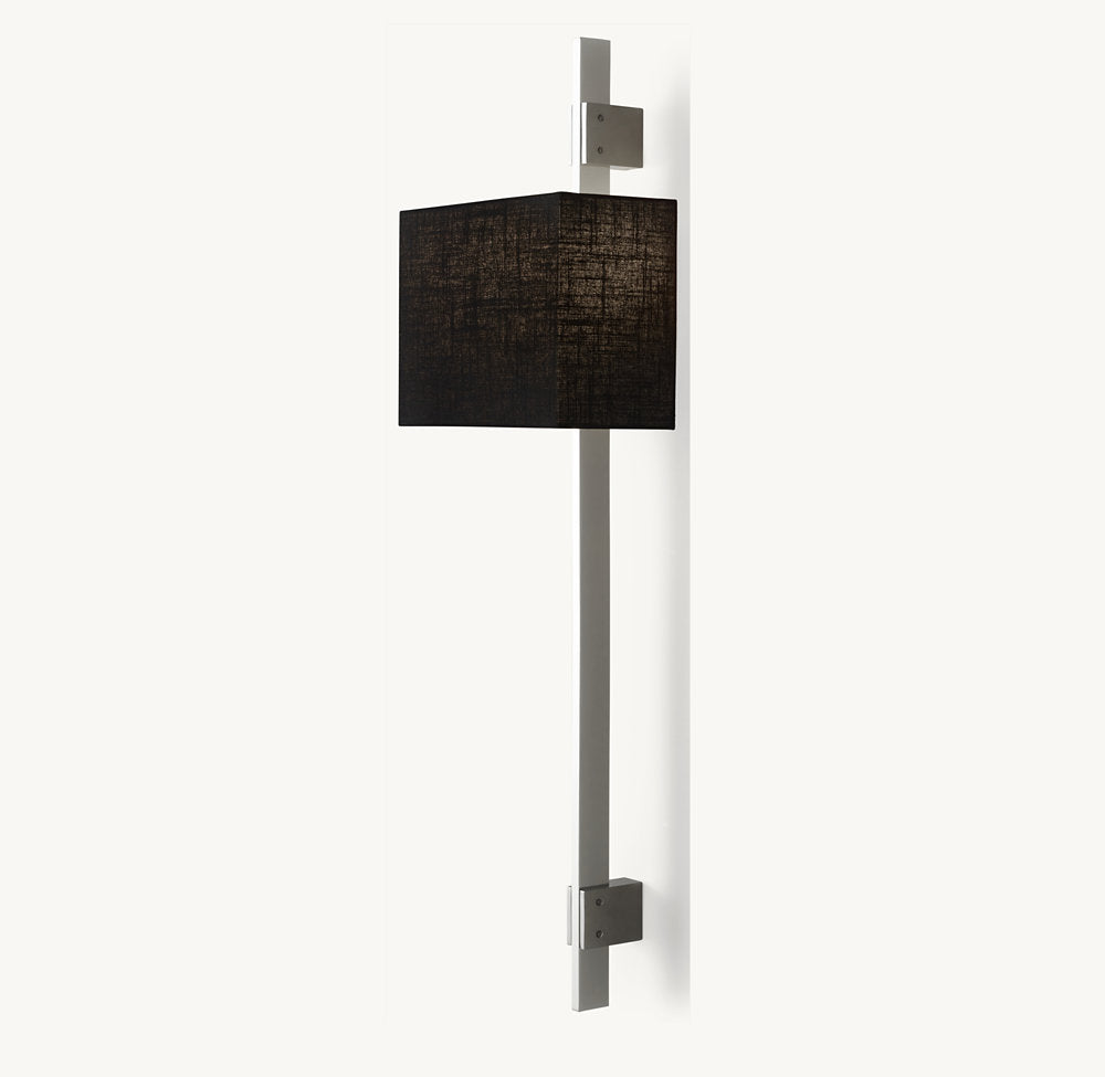 VELA RECTANGULAR BAR SCONCE - RECTANGULAR SHADE