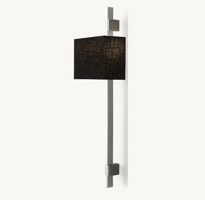VELA RECTANGULAR BAR SCONCE - RECTANGULAR SHADE