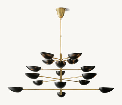 GRAPHIC CHANDELIER 70"