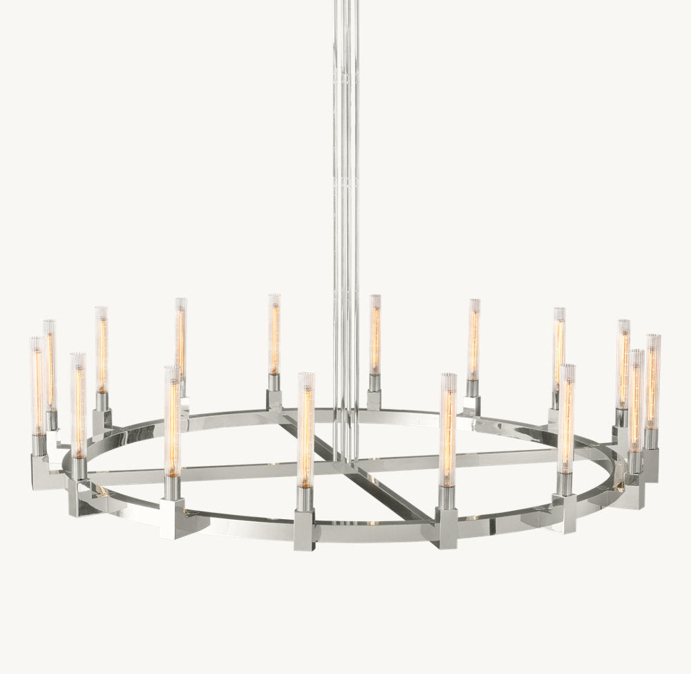 CANNELE ROUND CHANDELIER 72"