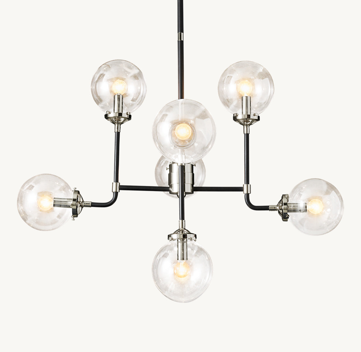 Black/ Polished Nickel