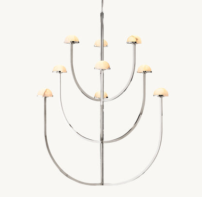 PEDRA ROUND CHANDELIER 32"