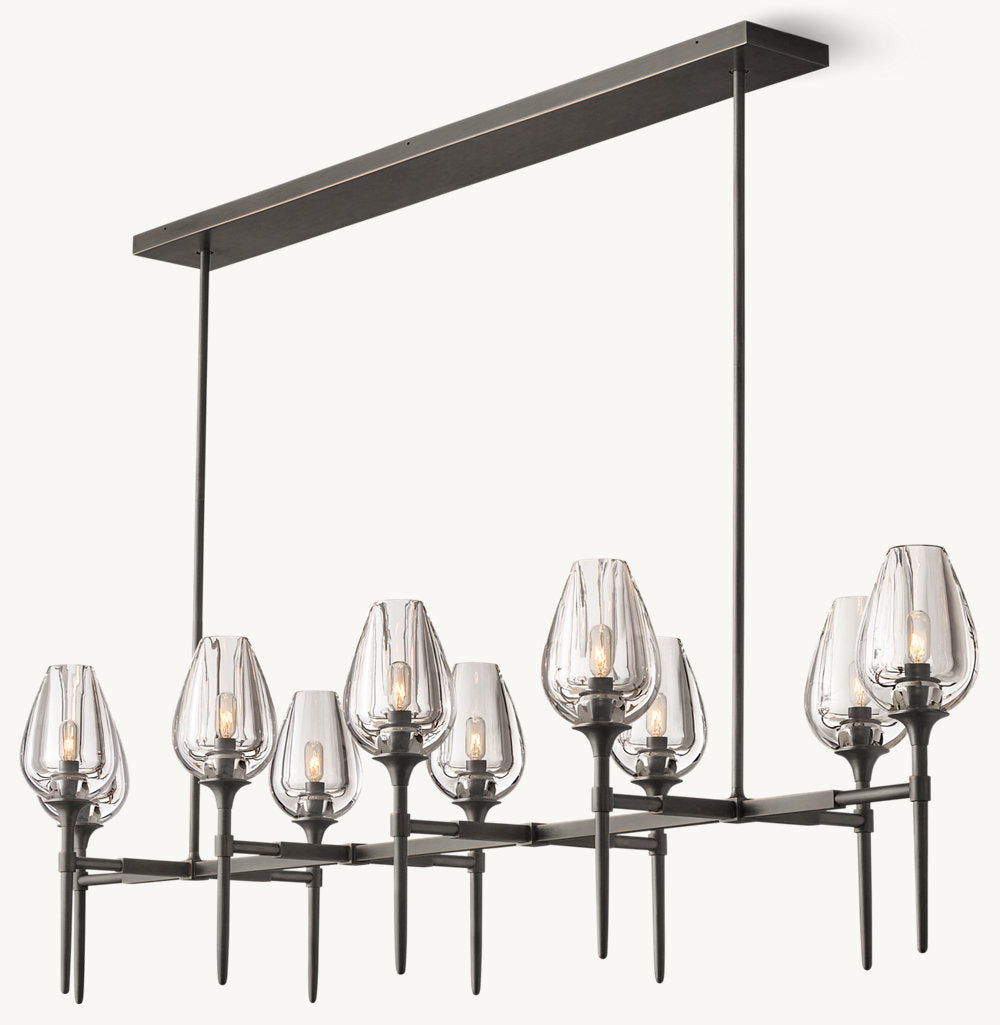 TULIP LINEAR CHANDELIER 65"