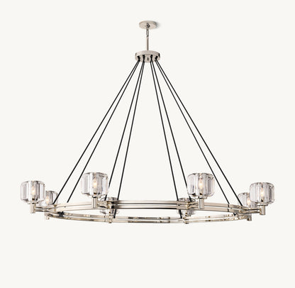 DEMARET ROUND CHANDELIER 60"