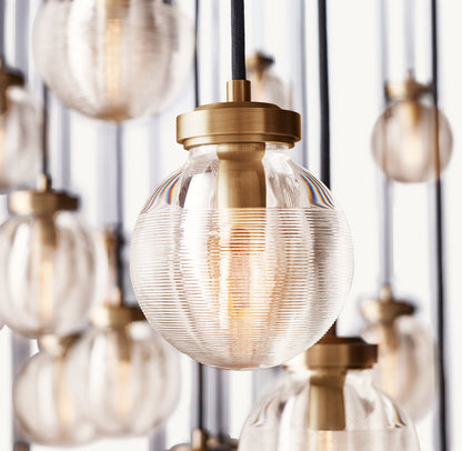 PEARL RECTANGULAR CHANDELIER 72"