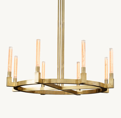 CANNELE ROUND CHANDELIER 48"