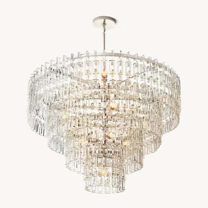 MARIGNAN TIERED ROUND CHANDELIER 48"