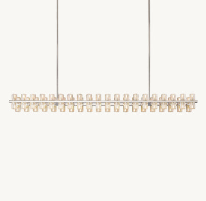 ARCACHON LED RECTANGULAR CHANDELIER 72"