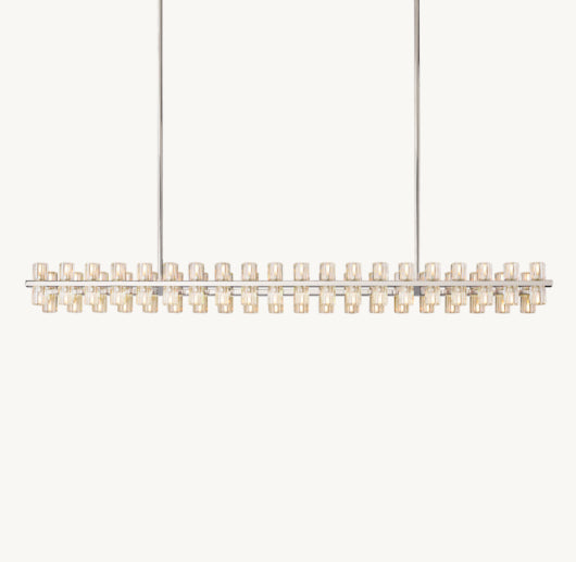 ARCACHON LED RECTANGULAR CHANDELIER 72"