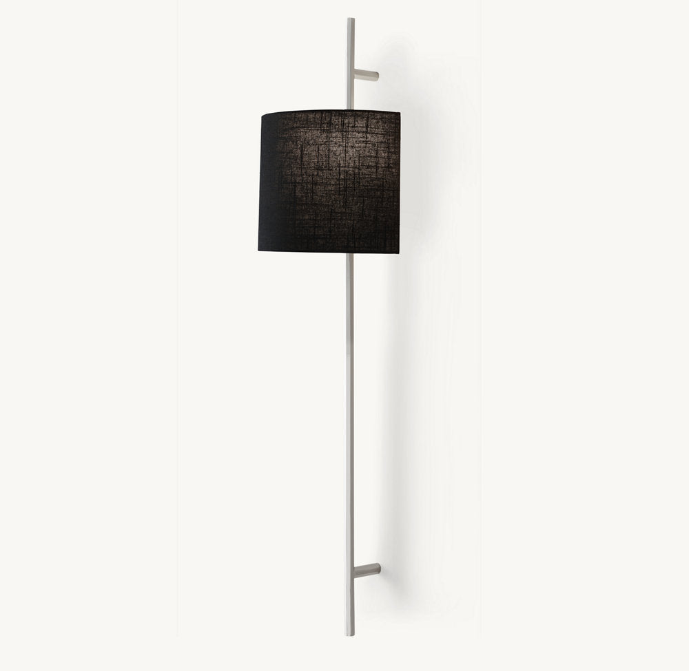 VELA OCTAGONAL BAR SCONCE - ROUND SHADE