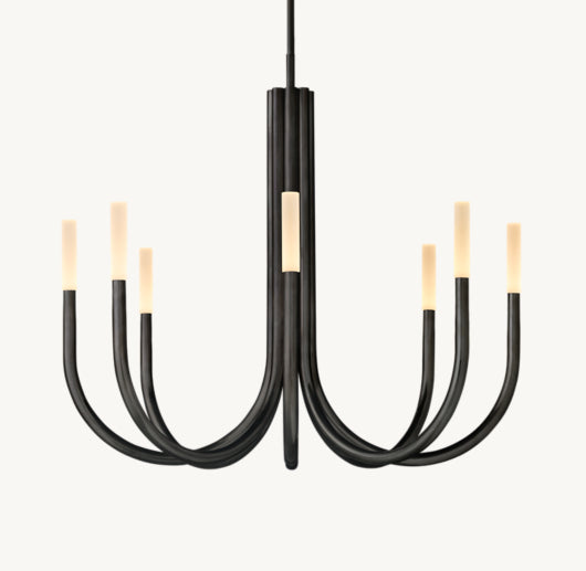 ROUSSEAU ROUND CHANDELIER 38"