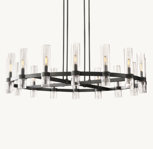 RAVELLE ROUND CHANDELIER 48"