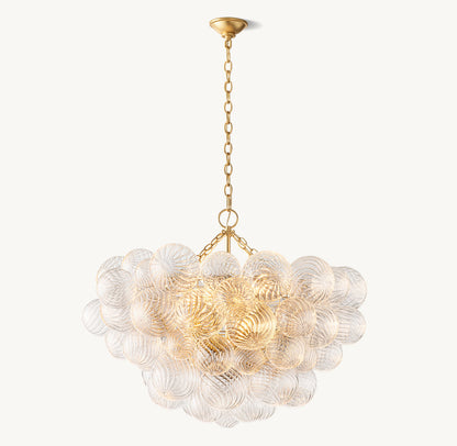 TALIA ROUND CHANDELIER 33"