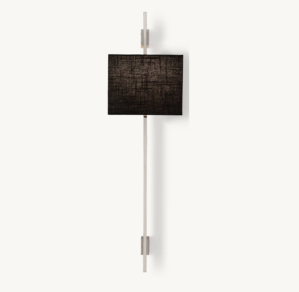 VELA RECTANGULAR BAR SCONCE - RECTANGULAR SHADE