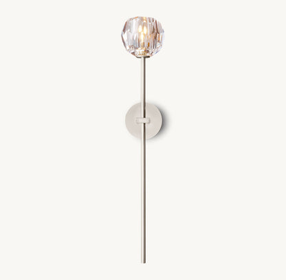 BOULE DE CRISTAL CLEAR GLASS GRAND SCONCE