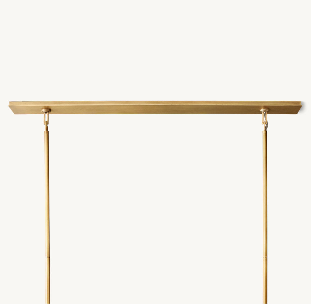 BECKMAN RECTANGULAR CHANDELIER 54"