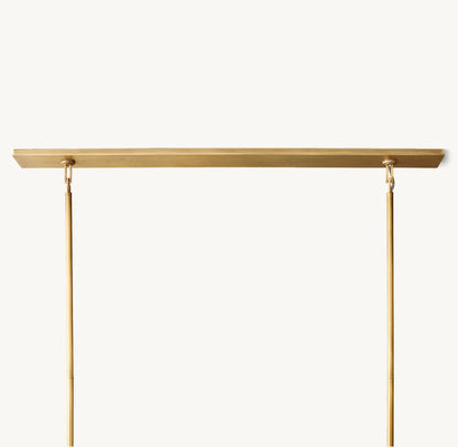 BECKMAN RECTANGULAR CHANDELIER 54"