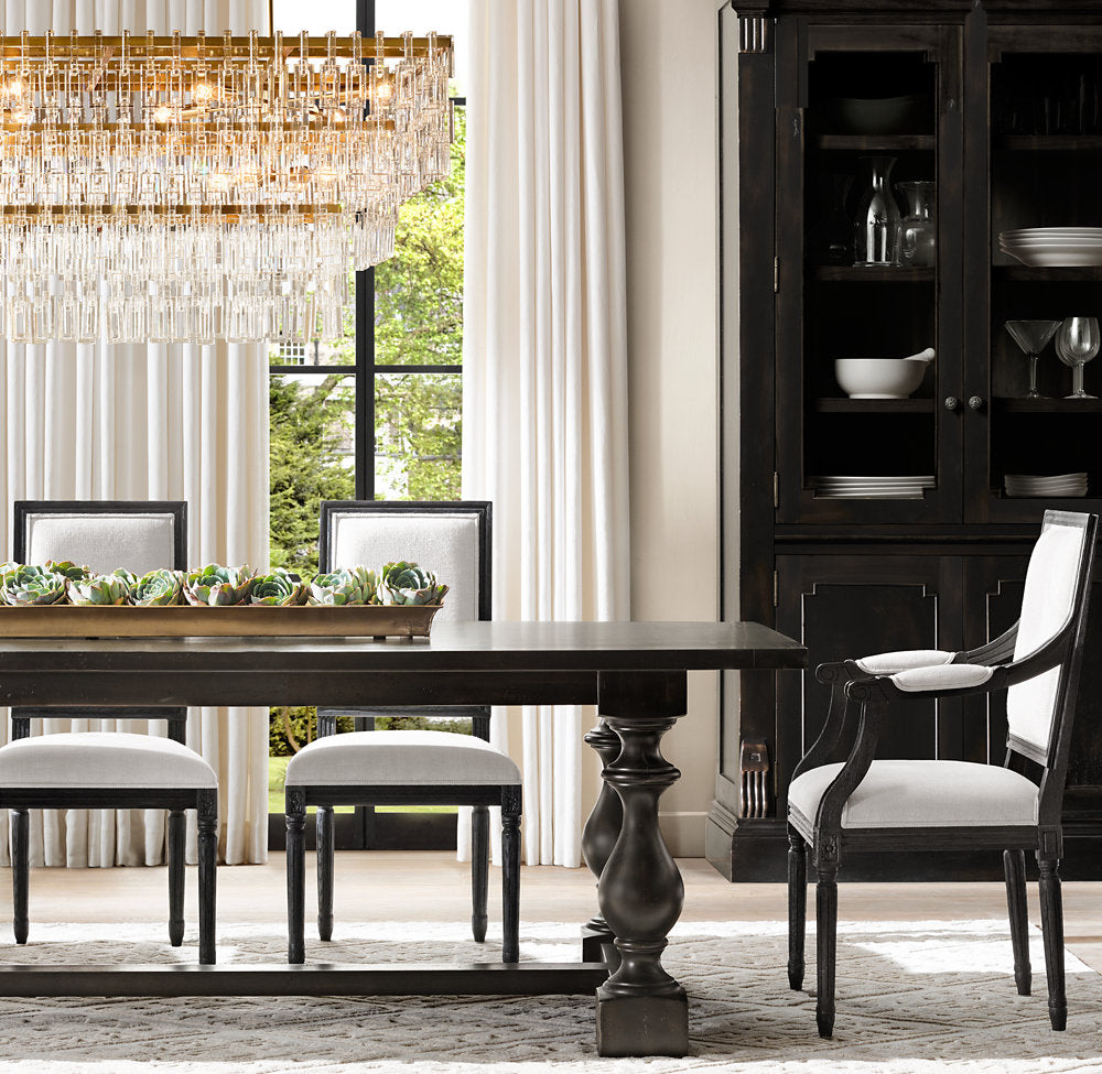 MARIGNAN TIERED RECTANGULAR CHANDELIER 60"