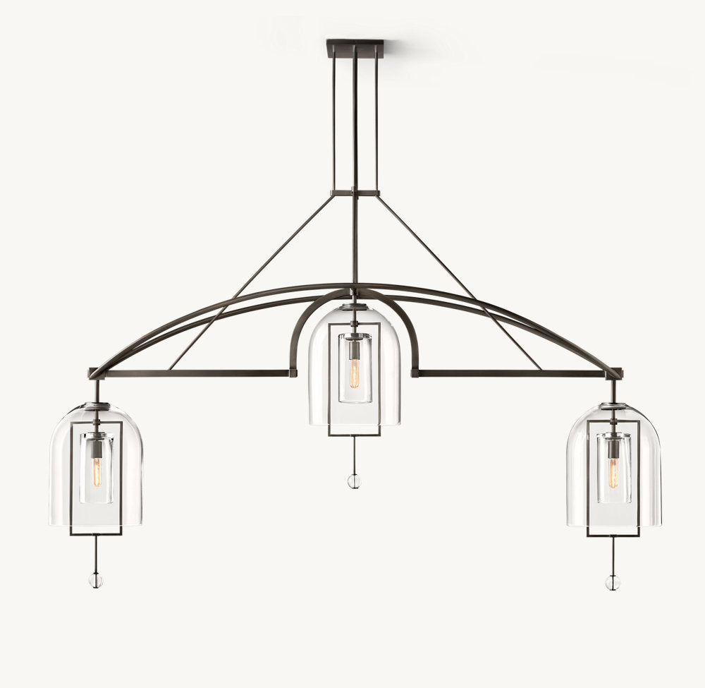 FULCRUM GRAND LINEAR CHANDELIER 85"