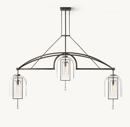FULCRUM GRAND LINEAR CHANDELIER 85"