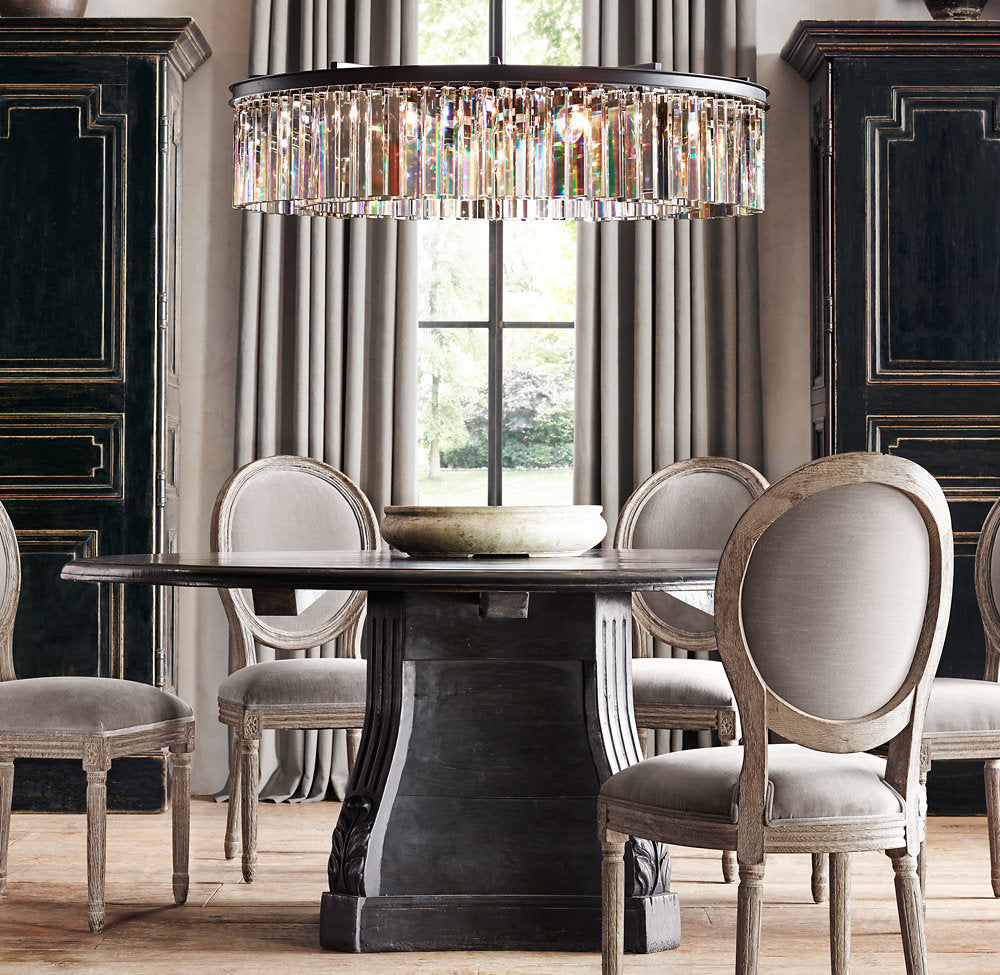 RHYS ROUND CHANDELIER 43"