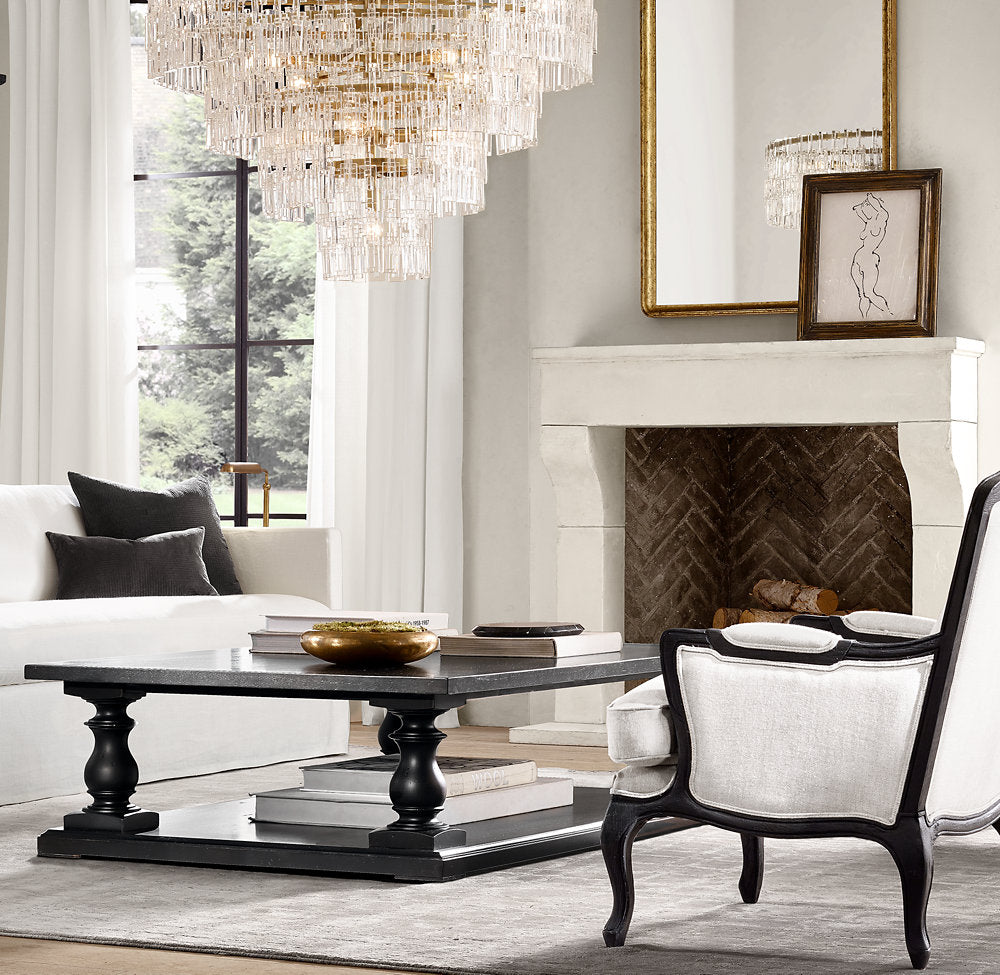 MARIGNAN TIERED ROUND CHANDELIER 48"