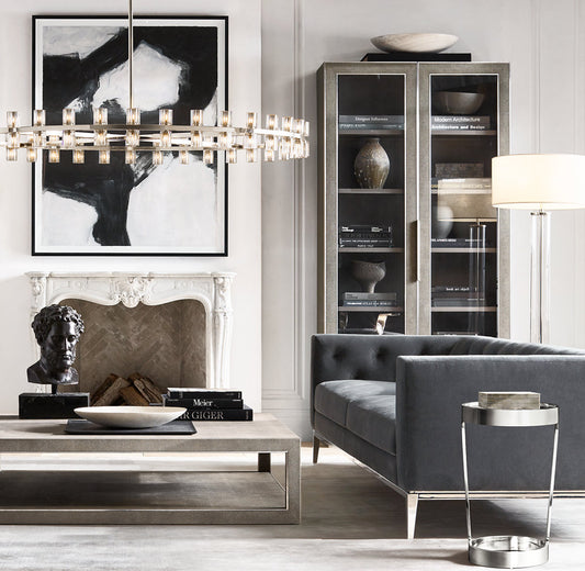 ARCACHON LED ROUND CHANDELIER 36"