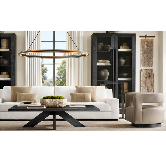 PERALTA ROUND CHANDELIER 60"