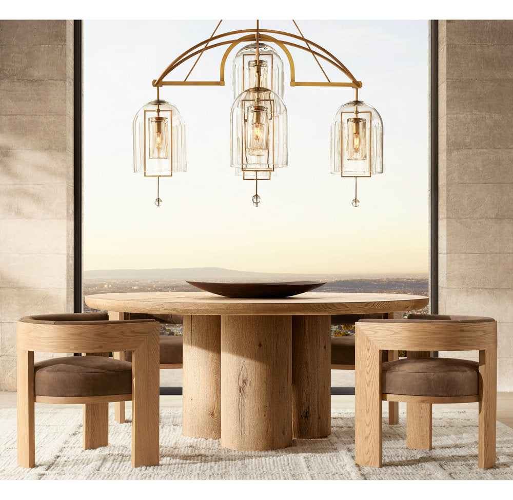 FULCRUM ROUND GRAND CHANDELIER 61"