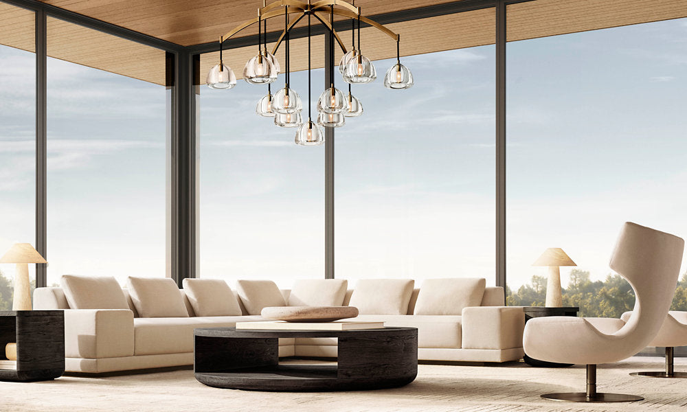 HEMISPHERE ROUND CHANDELIER 60"