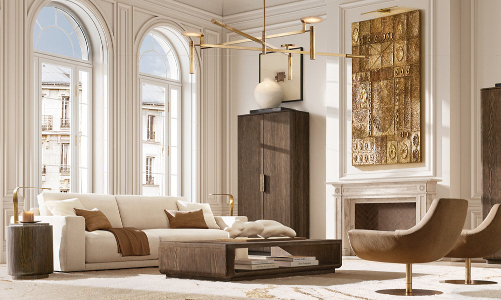 MÉLANGE ROUND CHANDELIER 45"