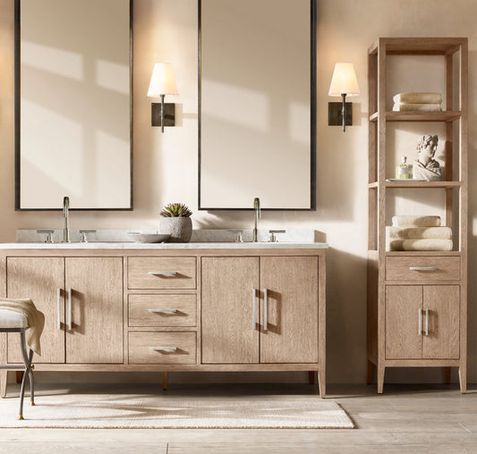 FULHAM LINEN SHADE SCONCE
