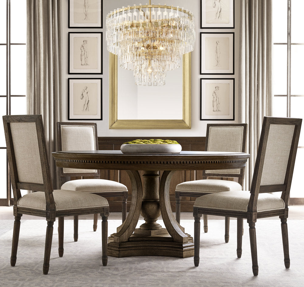 MARIGNAN TIERED ROUND CHANDELIER 60"
