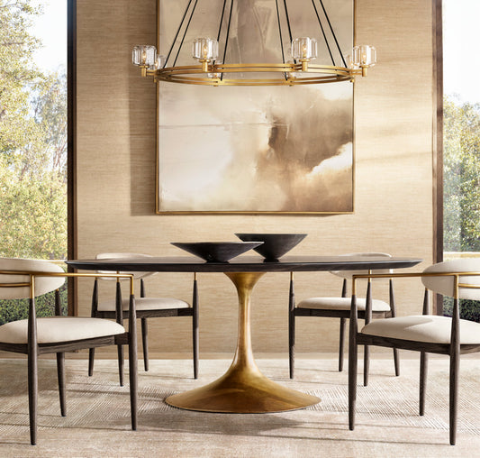 DEMARET ROUND CHANDELIER 60"