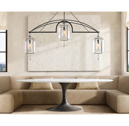 FULCRUM GRAND LINEAR CHANDELIER 85"