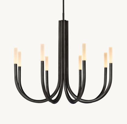 ROUSSEAU ROUND CHANDELIER 38"