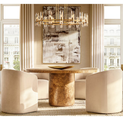 RAVELLE ROUND CHANDELIER 48"