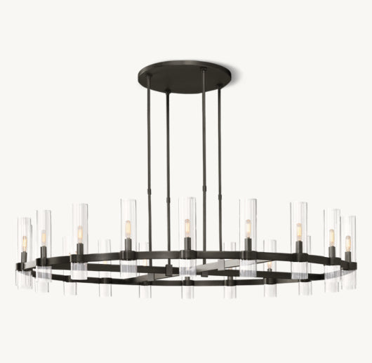 RAVELLE ROUND CHANDELIER 60"