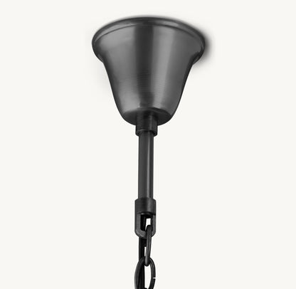 1920S ODEON ROUND CHANDELIER 20"