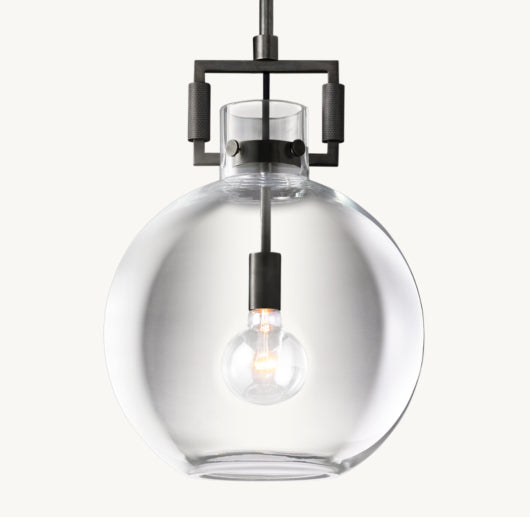 MACHINIST GLASS GLOBE PENDANT