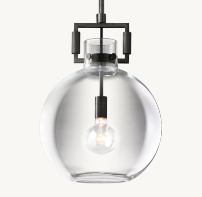 MACHINIST GLASS GLOBE PENDANT