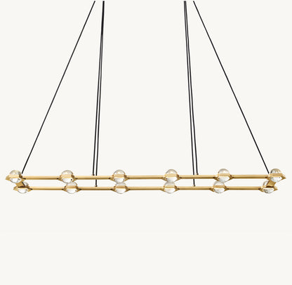 ÉCLATANT RECTANGULAR CHANDELIER 72"