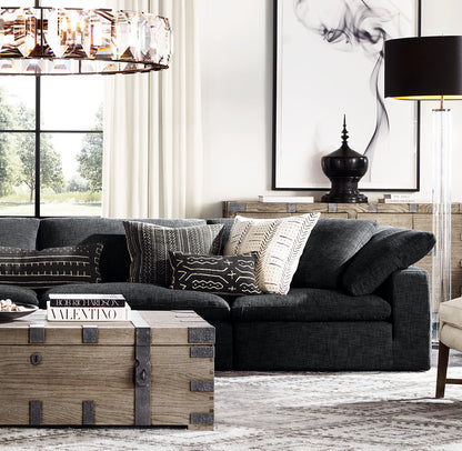 HARLOW CRYSTAL ROUND CHANDELIER 31"