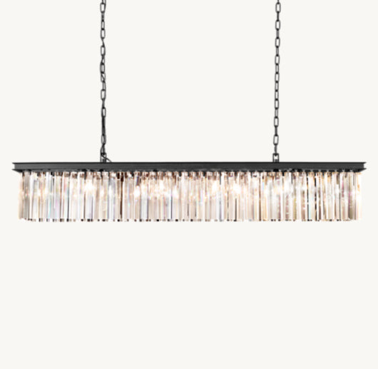 RHYS RECTANGULAR CHANDELIER 60"