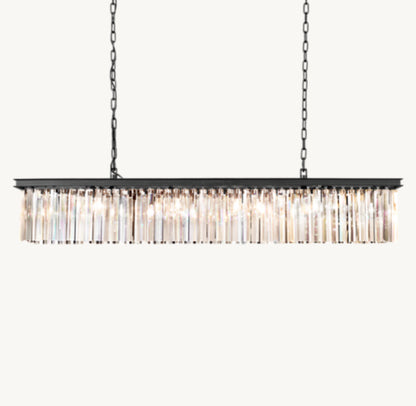 RHYS RECTANGULAR CHANDELIER 60"