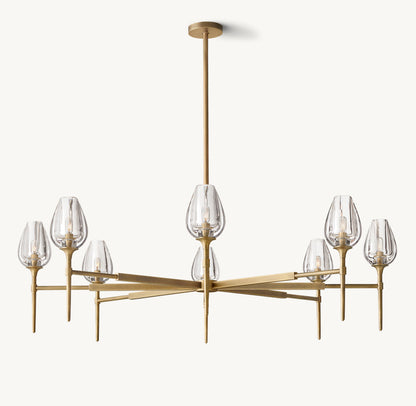 TULIP ROUND CHANDELIER 54"