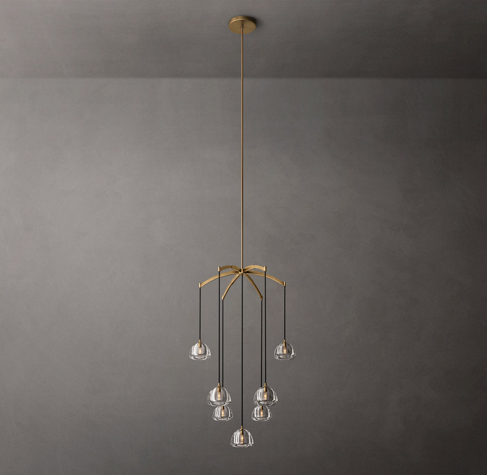 HEMISPHERE ROUND CHANDELIER 36"